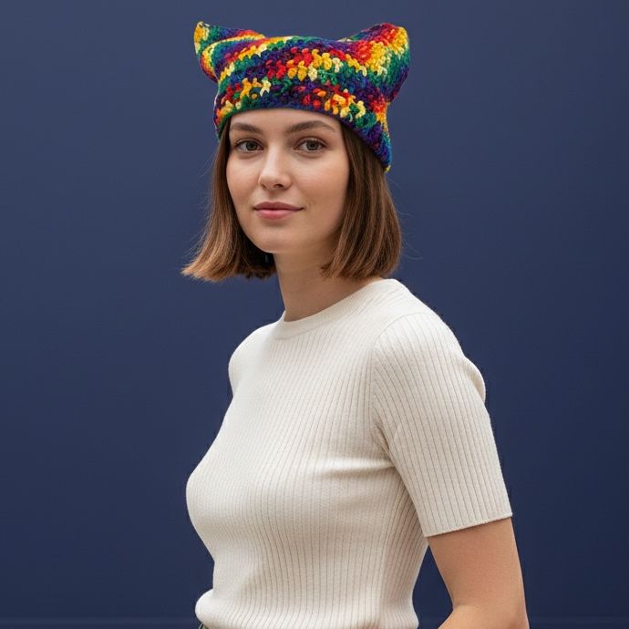 Kitty Cat Ear Beanie