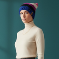 Kitty Cat Ear Striped Beanie
