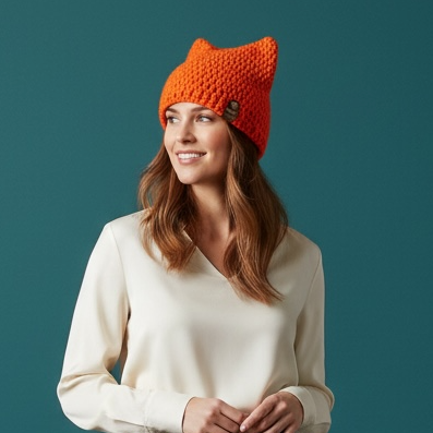 Kitty Cat Ear Beanie