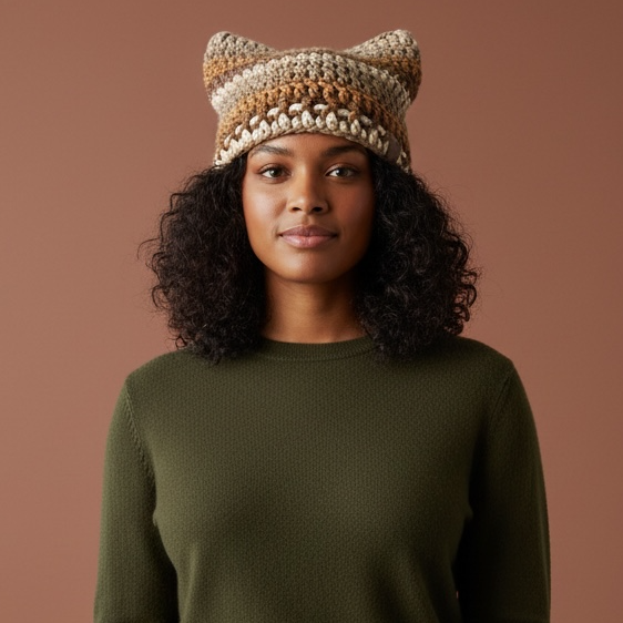 Kitty Cat Ear Beanie