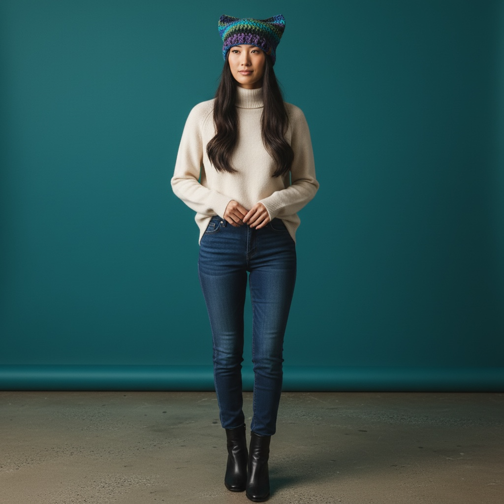 Kitty Cat Ear Beanie