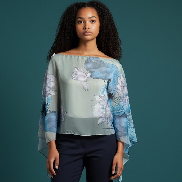 Silk Scarf Top