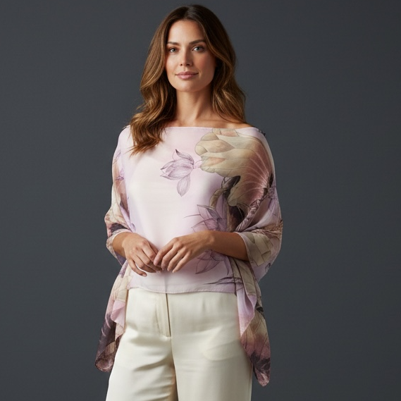 Silk Scarf Top