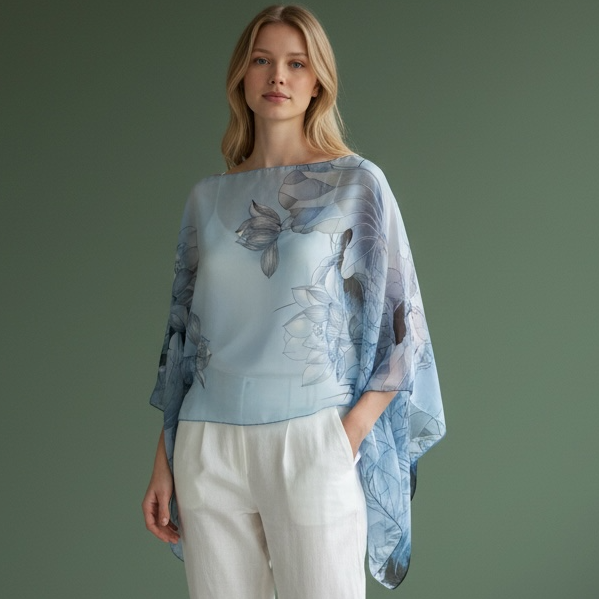 Silk Scarf Top