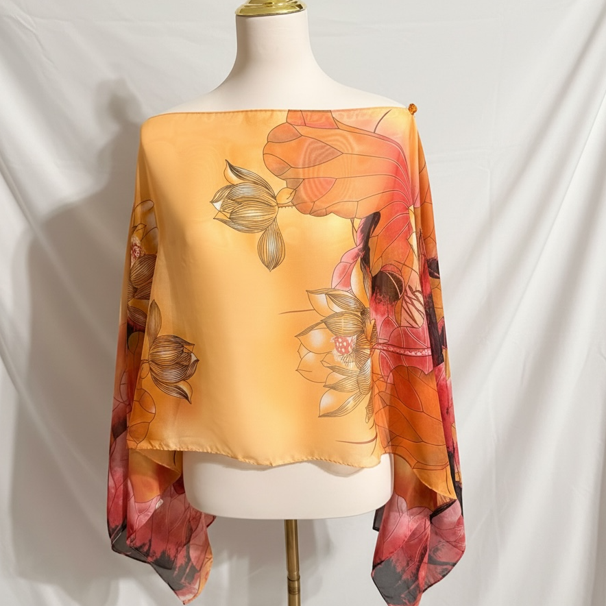 Silk Scarf Top