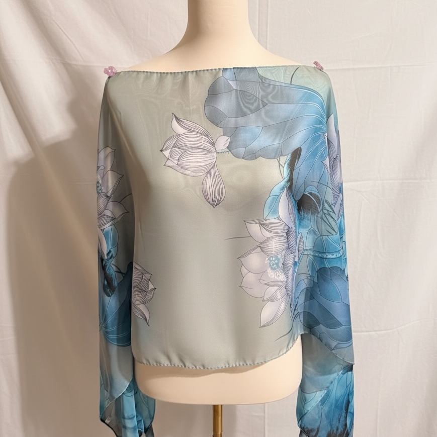Silk Scarf Top