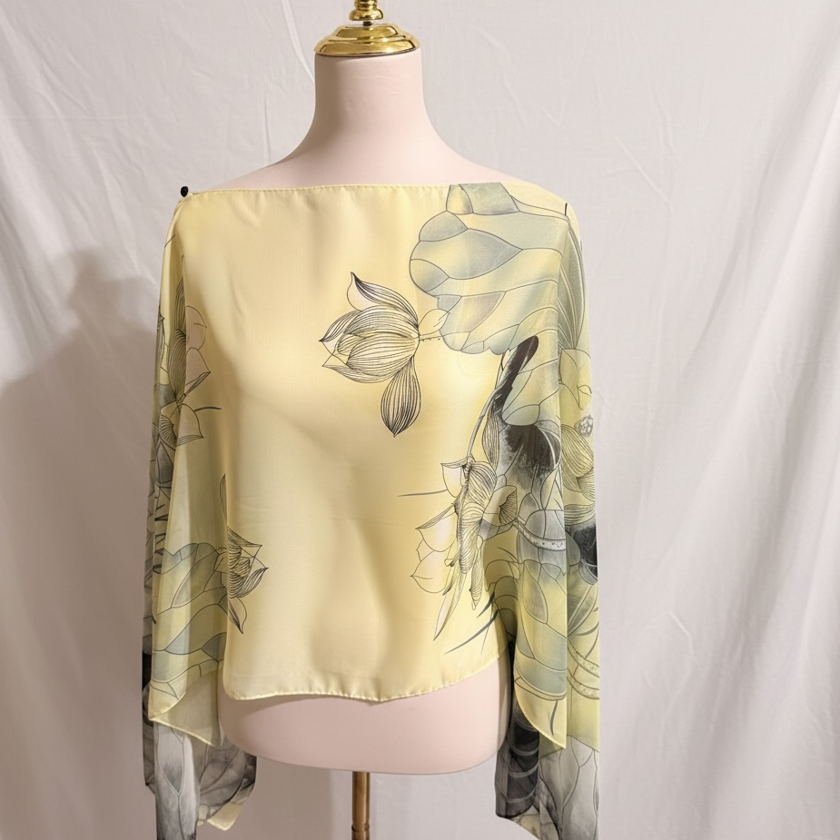 Silk Scarf Top